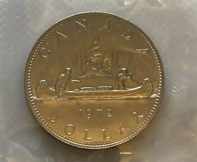 1972 Canada Voyageur Dollar Proof Like Sealed Coin