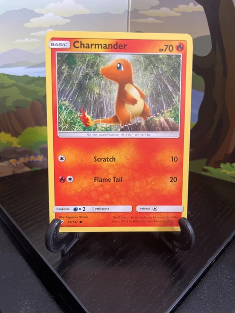 Charmander 18/147 - Burning Shadows - Common - Pokemon Card TCG - LP