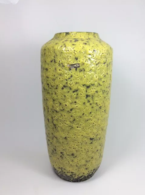 Bodenvase Vase Scheurich europ linie Keramik 517 - 45 Fat Lava Gelb wgp