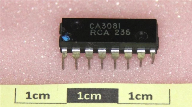 10 Pezzi CA3081 Array Di Transistor NPN Alta Corrente DIP-16 - Componenti Elettronici