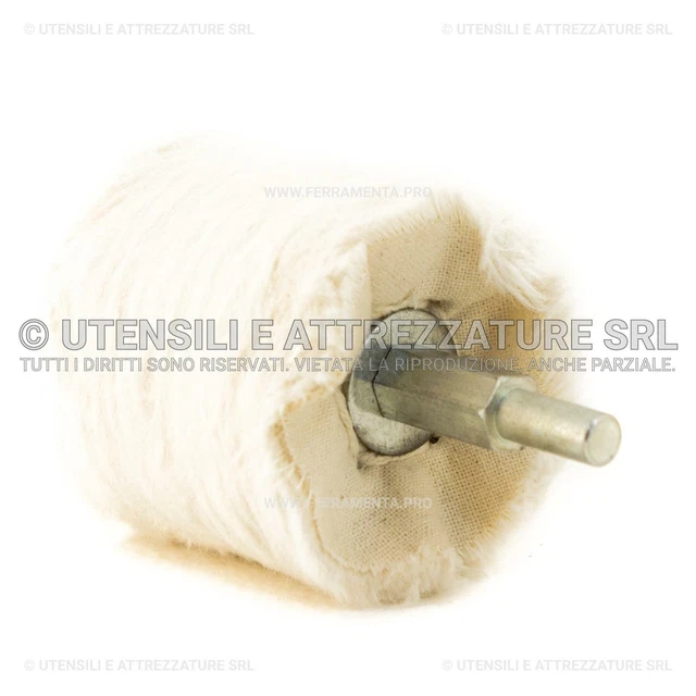 RUOTA ABRASIVA LAMELLARE In TELA ALLO ZIRCONIO Per TRAPANO FRESA Con - Foto 7