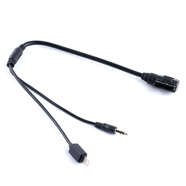 AUX MMI AMI  Music Interface Adapter Cable Cord 3.5MM For Audi VW iPod iPhone 6S
