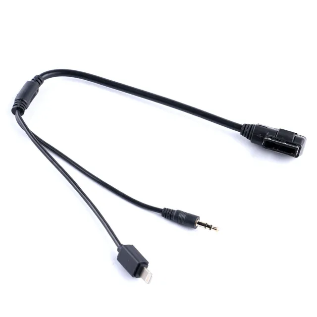 For Audi VW iPod iPhone 6S 3.5MM AUX MMI AMI  Music Interface Adapter Cable Cord
