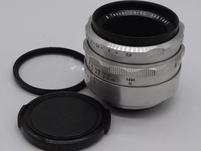 Carl Zeiss Jena Tessar 2.8/50mm - M42 8 Blades Made Germany  serviced March 2023
