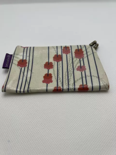 Seisuke88 Japanese  Floral Coin Kiss Lock Pouch Small Wallet 4.5” X3”
