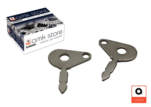 Alriedy 2er-Set Traktor Zündschlüssel - Universaler Ersatzschlüssel Für John Deere, Fendt, CLAAS