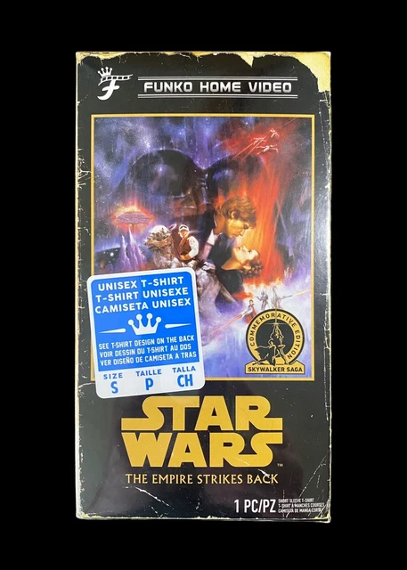Funko Vhs Box Star Wars The Empire Strikes Back Exclusive T-Shirt - Small