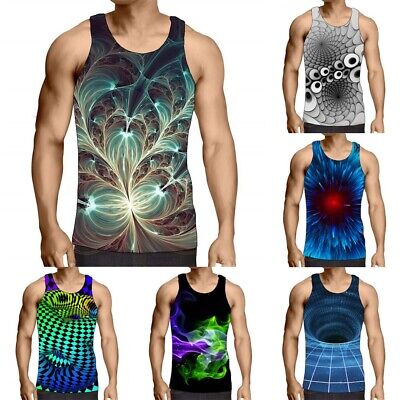 Men's Gilet Senza Maniche Muscolo Palestra Crosshatch 'Kimmel "Tank Top 