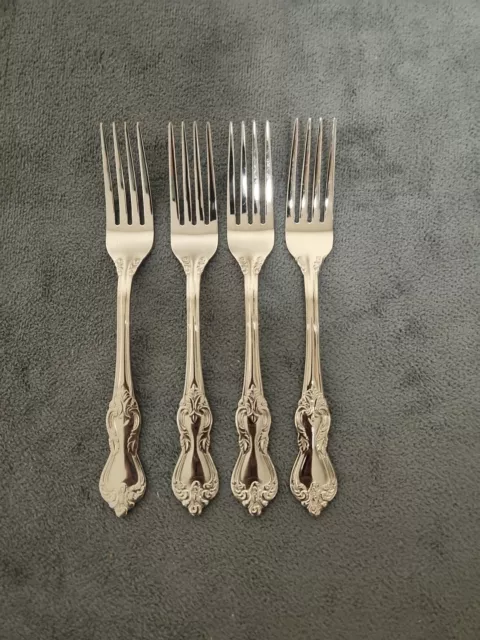 Reed & Barton MARLBOROUGH 4pc Dinner Forks Stainless Flatware