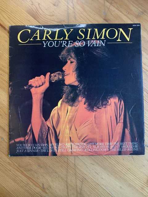 12” ALBUM VINYL Record, Carly Simon - You’re So Vain £2.99 - PicClick UK