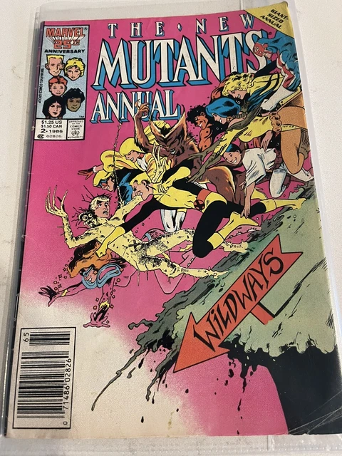 THE NEW MUTANTS ANNUAL #2 ~ 1st (U.S.) Appearance of Psylocke ~