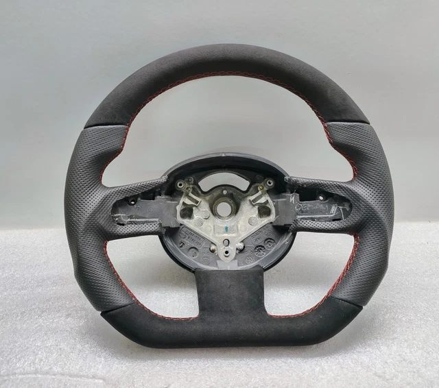 MINI COOPER STEERING Wheel Flat Alcantara Jcw Custom R50 R52 R53 Red