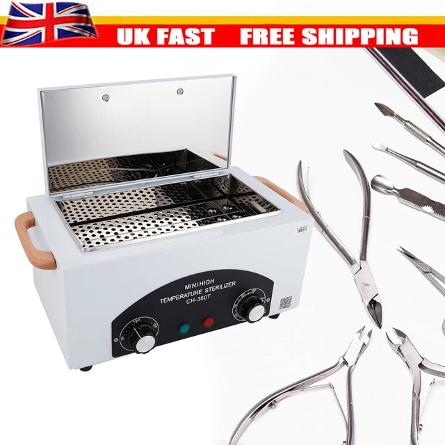 500W High Temperature Dry Heat Sterilizer Nail Art Salon Tool Sterilization 1.5L