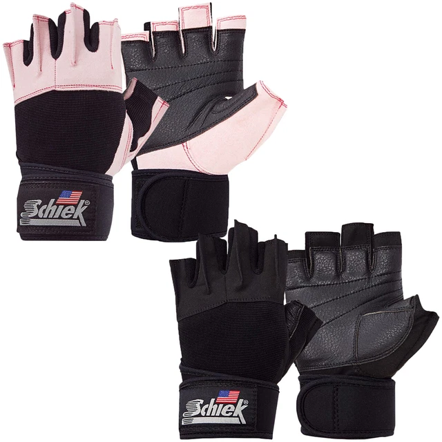 Schiek Sports Platinum 3/4 Finger Wrist Wrap Lifting Gloves