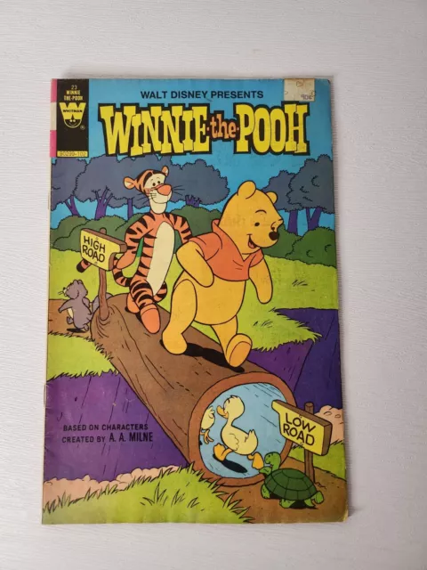 Walt Disney Winnie the Pooh Whitman 23 Cartoon Rare 1980 Comic