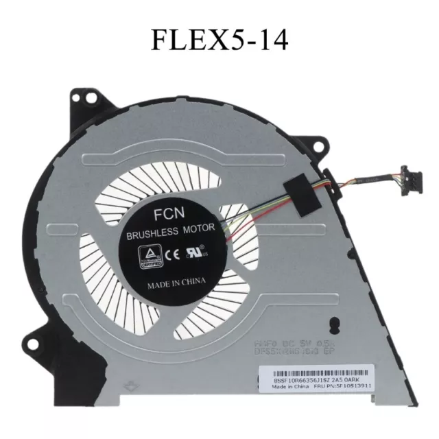 For IdeaPad 5 14IIL05 14ITL05 14ARE05 15IIL05 81X1 5F10S13911 Heatsink Fan 2