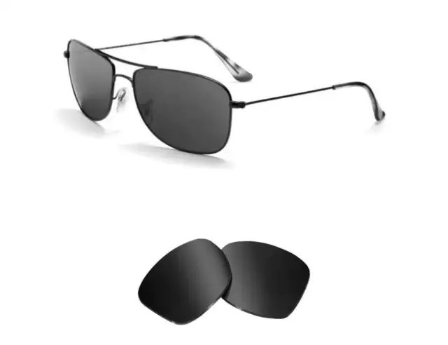 Seek Optics Replacement Sunglass Lenses for Ray-Ban RB 3543 59mm