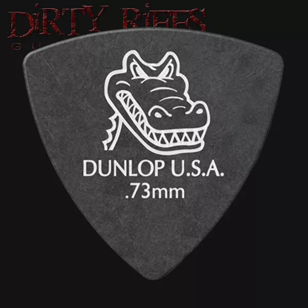 Dunlop Gator Triangle Guitar Picks Plectrums 0.73mm - 6 10 12 20 or 24