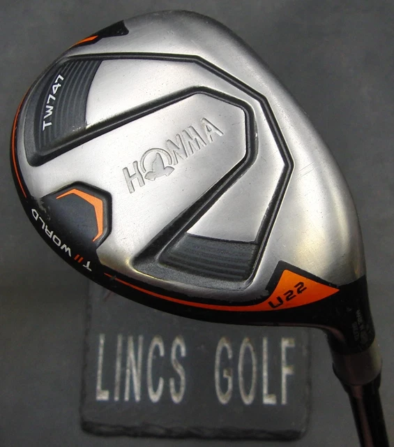 Honma T World TW747 22° 4 Hybrid Regular Graphite Shaft Spalding Grip Honma T World TW747 22° 4 Hybrid Regular Graphite Shaft Spalding Grip