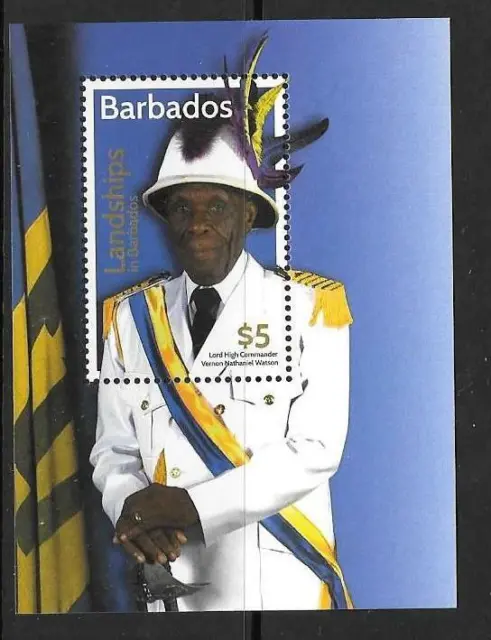 Barbados 2016 Landships Of Barbados M/S  Mnh