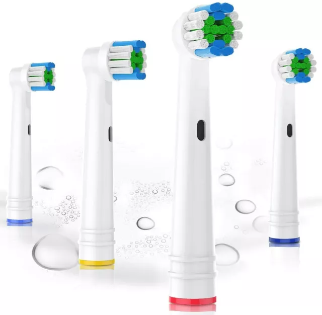 4pc Electric Toothbrush Replacement Heads for Oral B Pro600 Braun Vitality Sensi