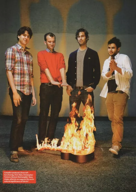 Vampire Weekend - Campfire Weekend - Full Size Magazine Advert