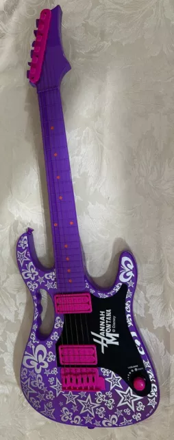 Disney Miley Cyrus - Hannah Montana Guitar - Plastic Electric w/ Steel Strings