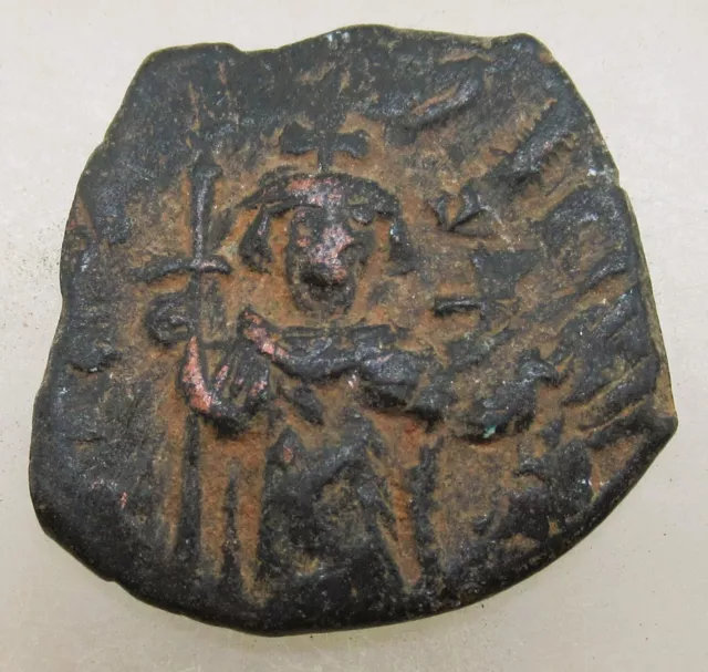 A2 Authentische Alte Byzantinische Münze Unerforscht Ideal Für Neue Sammler