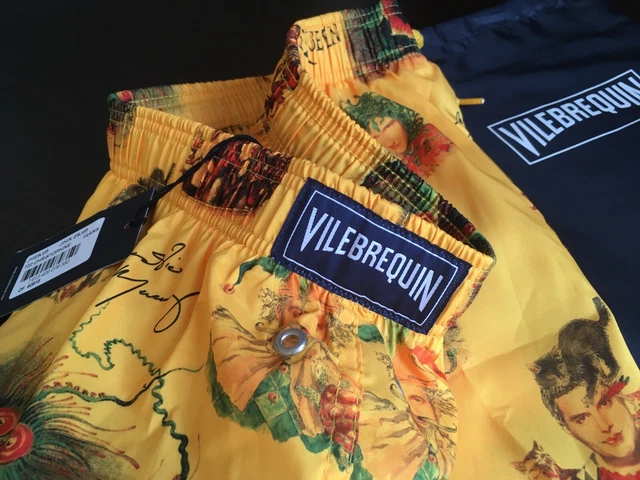 Vilebrequin x Queen Joker St. Tropez pantaloni da bagno ragazzi Moorea-Jim taglia 14 anni NUOVI