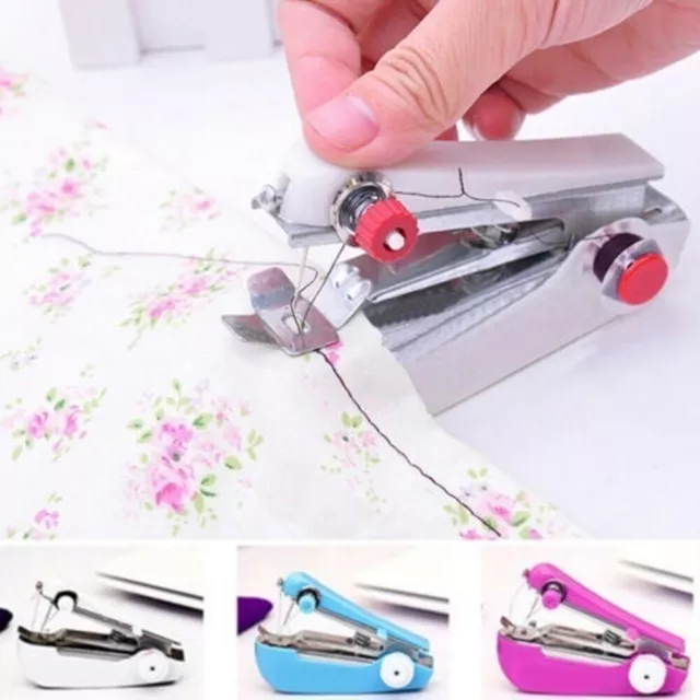 ABS Hand-Held Sewing Machine Mini Sewing Machine Practical Home Use-Color Random