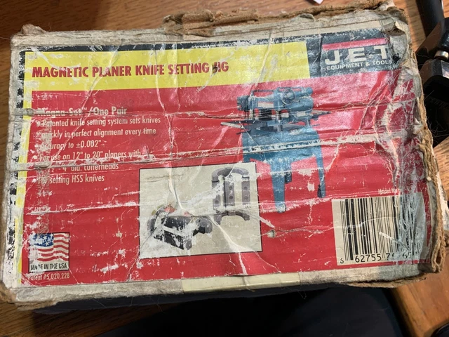 Jet magnetic planer knife setting jig