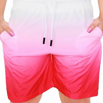 Kids Girls Shorts Two Tone Summer Chino Pink Short Knee Length Half Pants 3-13Yr