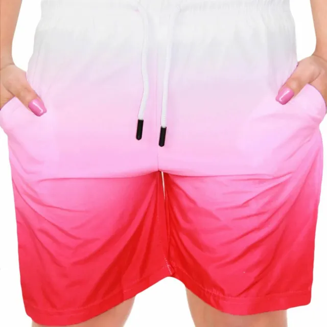 Kids Girls Shorts Two Tone Summer Chino Pink Short Knee Length Half Pants 3-13Yr