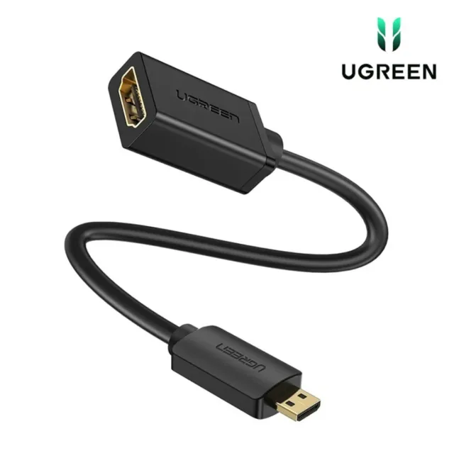 NEW HDMI Female to Micro HDMI Male 4K Adapter HD Video Converter Cable Ugreen
