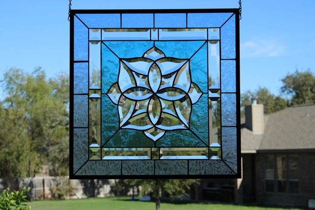 , Stained Glass Window Panel-HMD-US 20 5/8X20 5/8"