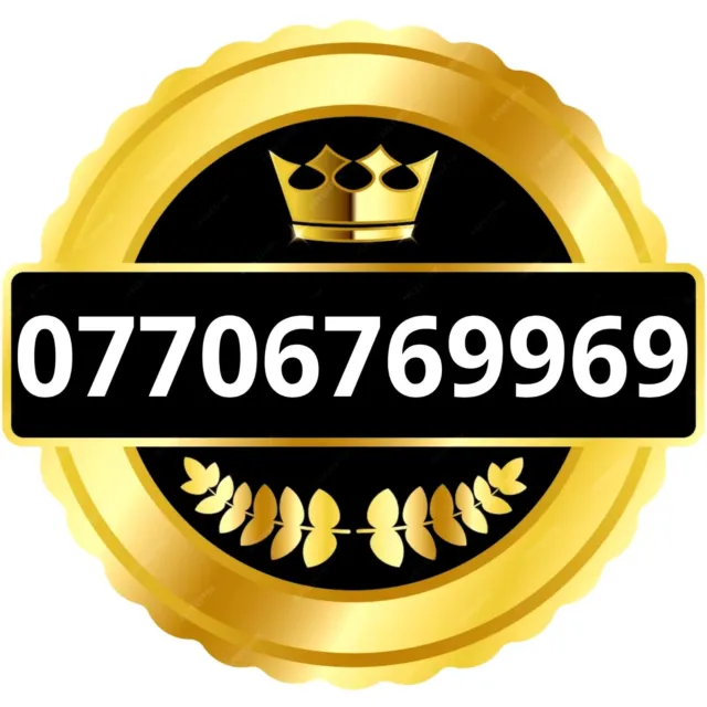 Gold Vip Memorable Uk Platinum Mobile Phone Number Sim Card Exclusive Easy