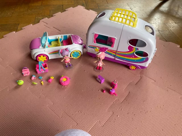 Shopkins rainbow deals beach campervan