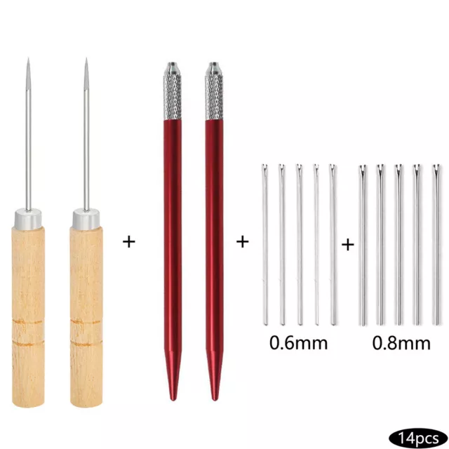 1set DIY Doll Hair Rooting Reroot Rehair Tool Holder With 5 Extra Needles  For Barbie Transplanter