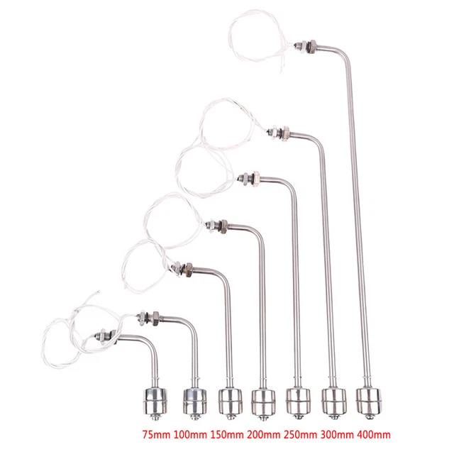 Stainless Steel Float Switch Right Angle Vertical Head Level Sensor Liquid Tank