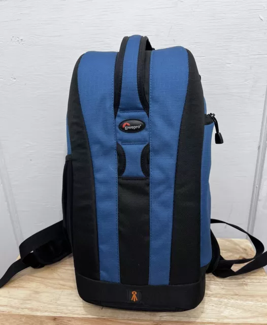 Slightly Used Lowepro Flipside 200 Camera Bag Photographer Backpack - Blue/Black