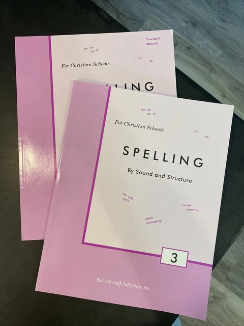 Rod and Staff - Spelling Grade 3 - Spelling by Sound and Structure - SET