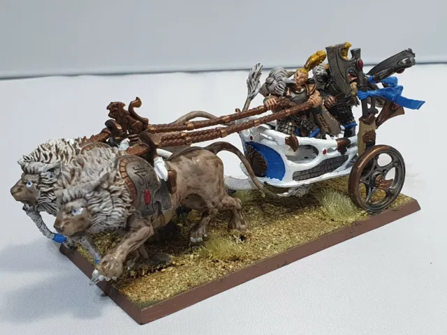 High Elf Elves White Lions Of Chrace Chariot Warhammer Fantasy Age of Sigmar WFB