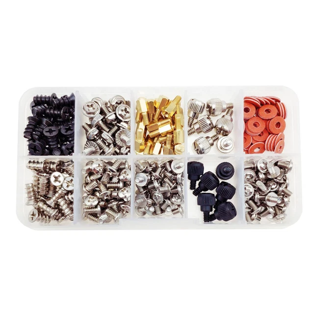 Amortiguador Goma Antivibración 20 Tornillos Disco Duro DEANKEJI | Con Amortiguadores Goma | Para PCs, Servidores, Placas Base Tornillo Ssd M2