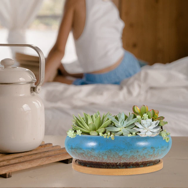 Terrario Geometrico In Vetro A Forma Di Casa Con Telaio Rame - Fioriera Per Pi Grasse, Cactus E Piante Aeree - 3