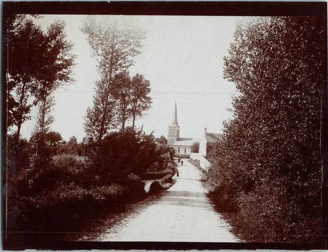Tirage Vintage Biarritz Vue Générale Circa 1900 - Format 8x11,5 Cm - Original