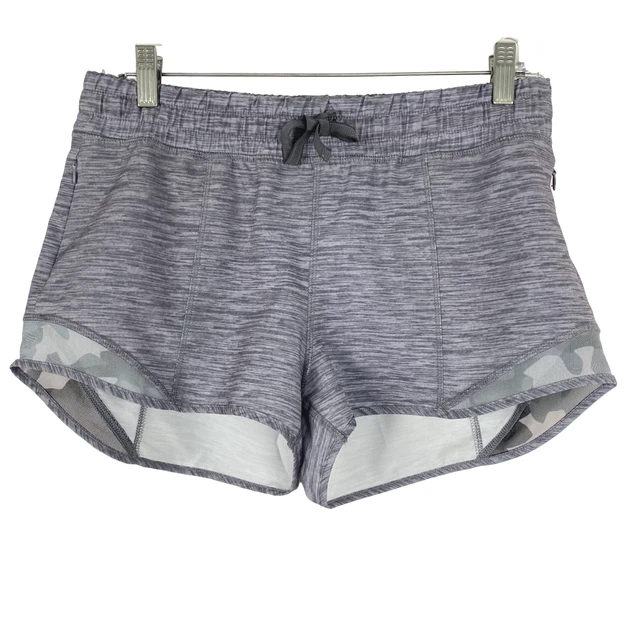Zyia Active Shorts Gray Camo Mesh Running Athletic Women's Large