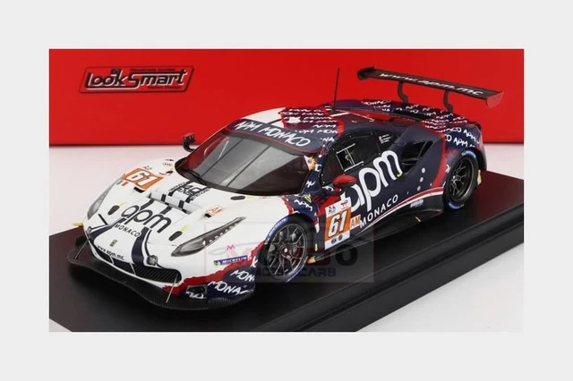 Looksmart Ferrari 488 GTE #60 Schiavoni Gamble 24h le Mans 2022 1/43