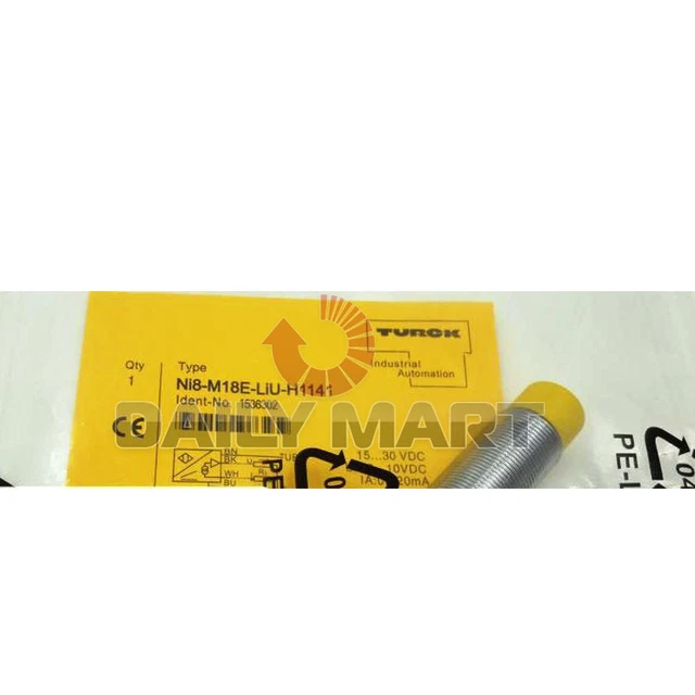 TURCK NI8-M18E-LIU-H1141 Inductive Proximity Sensor Switch 4Wire Analog Threaded