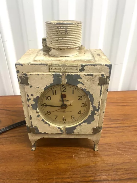 Rare 1930s Vintage Telechron General Electric Rare Refrigerator Clock