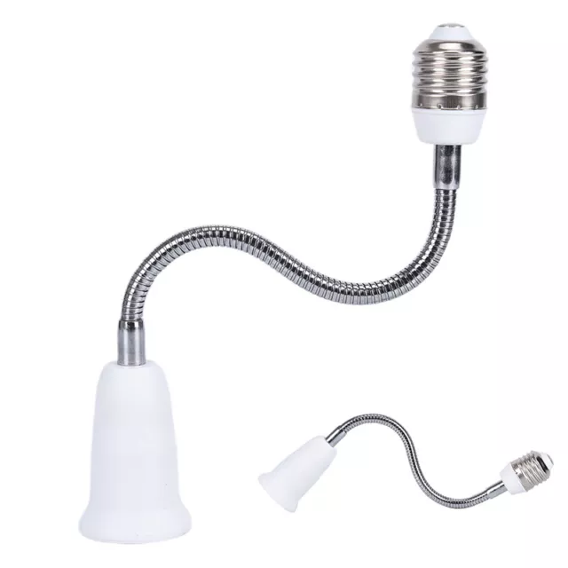 30cm Lamp Extender Flexible Extension Adapter E27 To E27 Light Bulb Lamp H#km